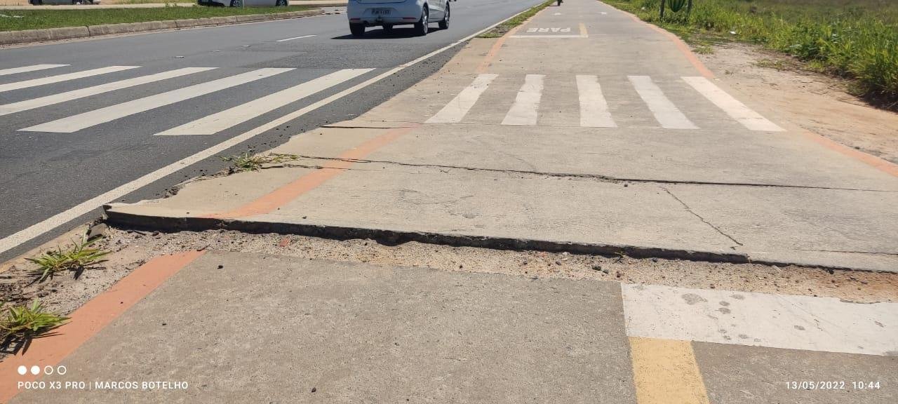 ILHÉUS: CICLISTAS SE QUEIXAM DA PRECARIEDADE NA CICLOVIA ZONA SUL