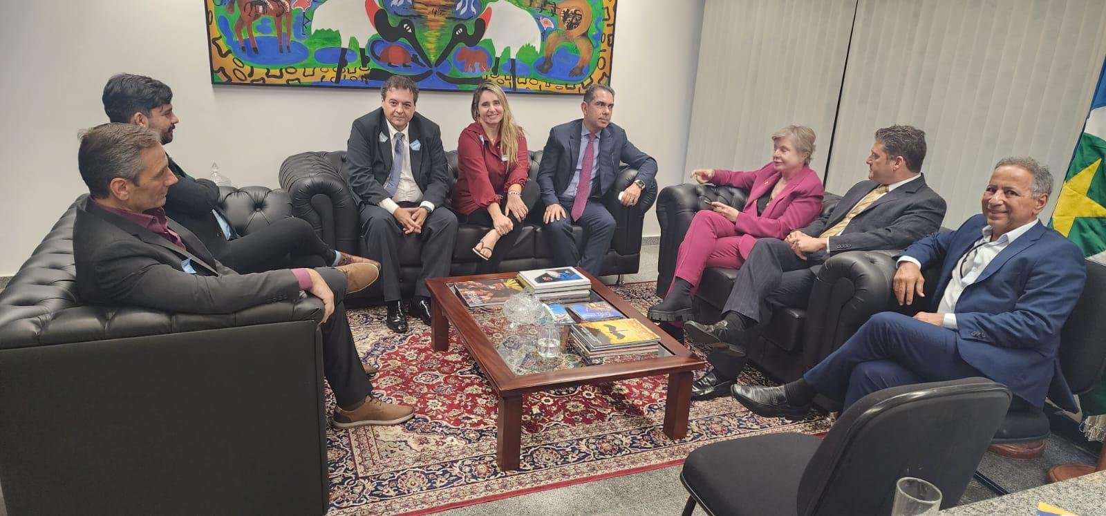 EM REUNIÃO, VICE-PRESIDENTE DO SENADO GARANTE APOIO AO SETOR HOTELEIRO; EMPRESÁRIO DE ILHÉUS ESTAVA PRESENTE 