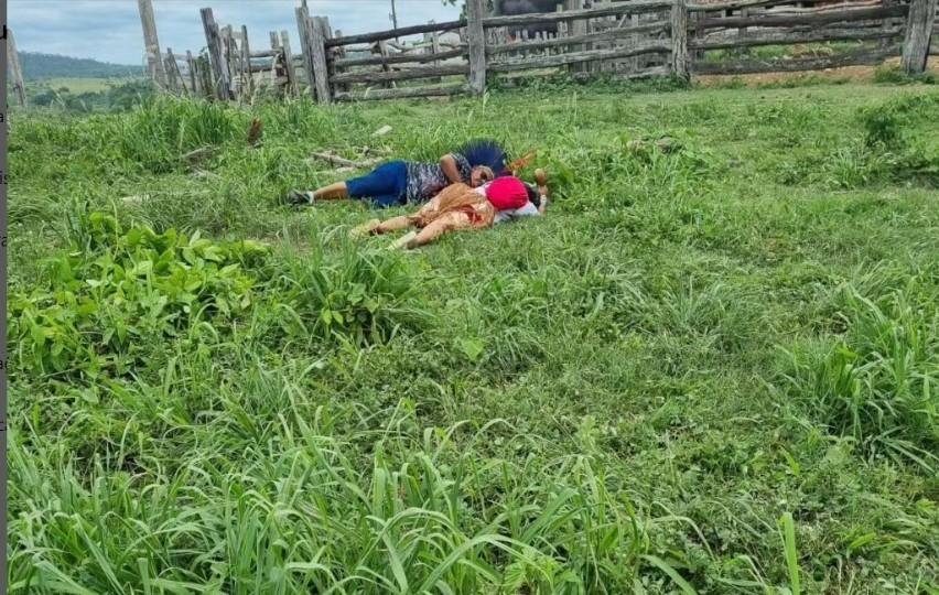 MULHER MORRE E DUAS PESSOAS FICAM FERIDAS EM AÇÃO DE DESOCUPAÇÃO DE FAZENDA EM ITAPETINGA