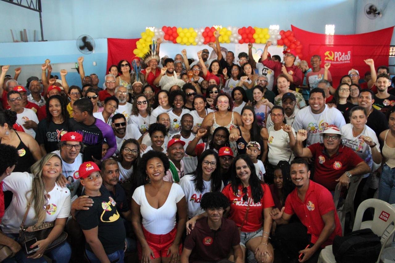 PCDOB CELEBRA APOIO À ADÉLIA NESTE SÁBADO (08)