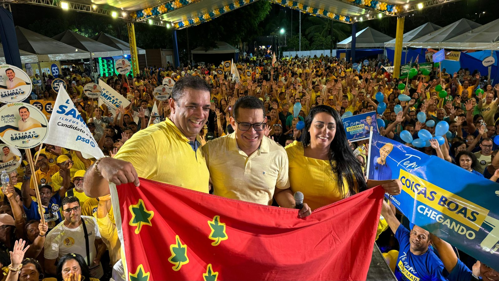 BENTO LIMA E KÁTIA RIBEIRO OFICIALIZAM CANDIDATURA PARA A PREFEITURA DE ILHÉUS