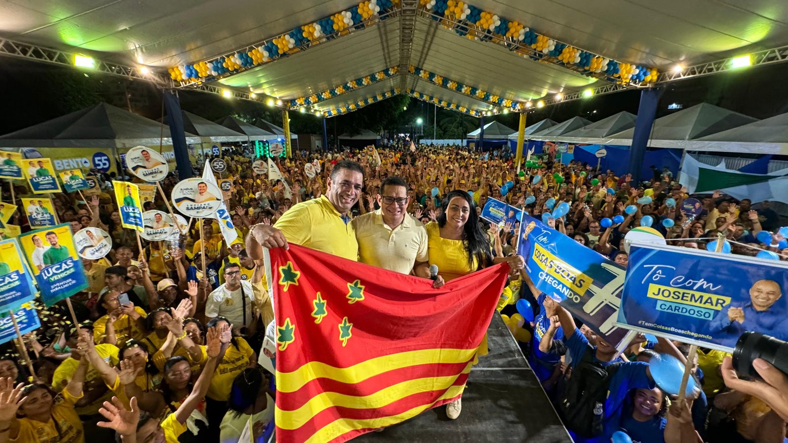 BENTO LIMA E KÁTIA RIBEIRO OFICIALIZAM CANDIDATURA PARA A PREFEITURA DE ILHÉUS