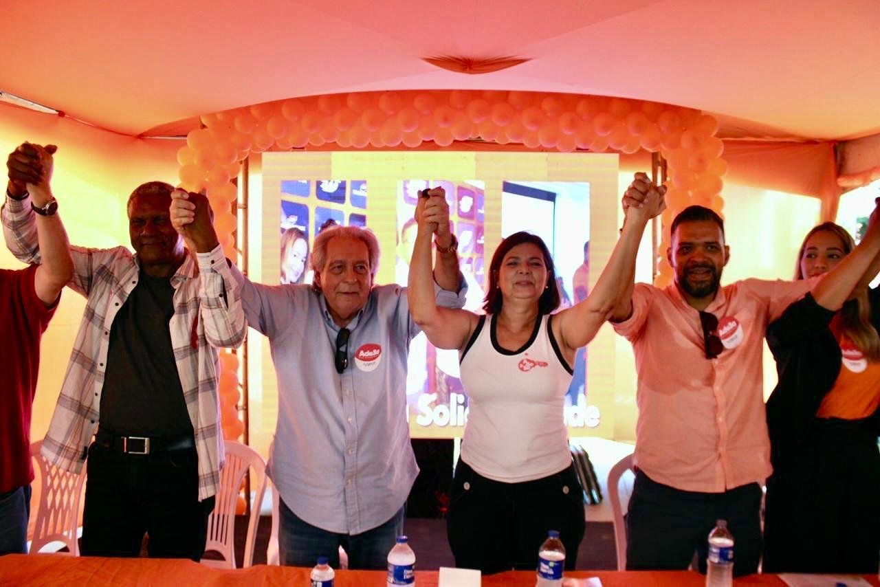 ADÉLIA PINHEIRO CELEBRA UNIÃO COM O SOLIDARIEDADE EM CONVENÇÃO DO PARTIDO EM ILHÉUS