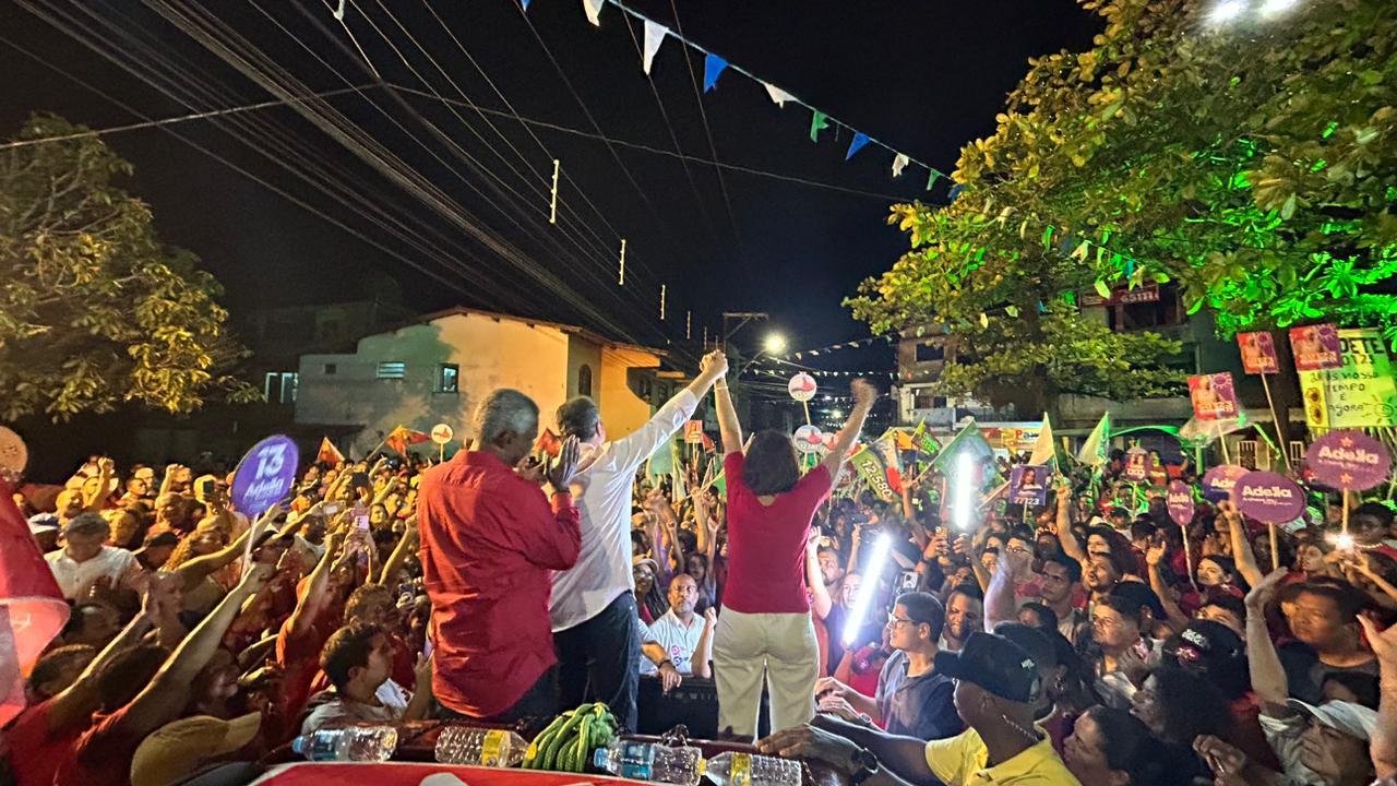 ”VIM PEDIR PARA O POVO DE ILHÉUS VOTAR NO 13, VOTAR EM ADÉLIA”, DIZ RUI, APÓS GRANDE CAMINHADA
