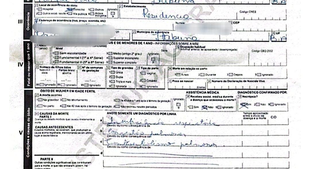 EMBOLIA PULMONAR: DOCUMENTO AFASTA SUICÍDIO COMO CAUSA DA MORTE DE MÉDICO LUIZ LEITE
