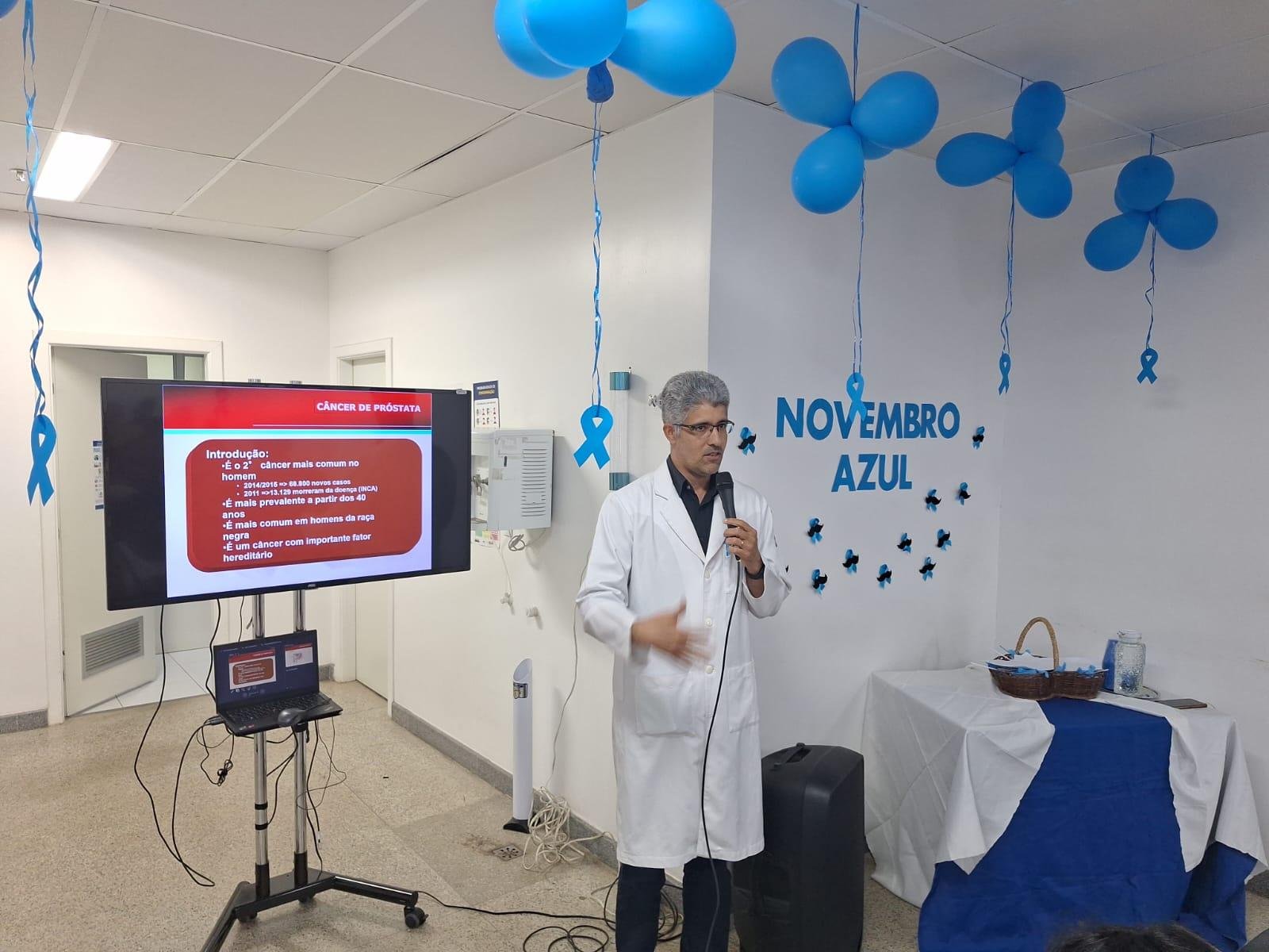 HRCC PROMOVE PALESTRA SOBRE A IMPORTÂNCIA DO DIAGNÓSTICO PRECOCE DO CÂNCER DE PRÓSTATA