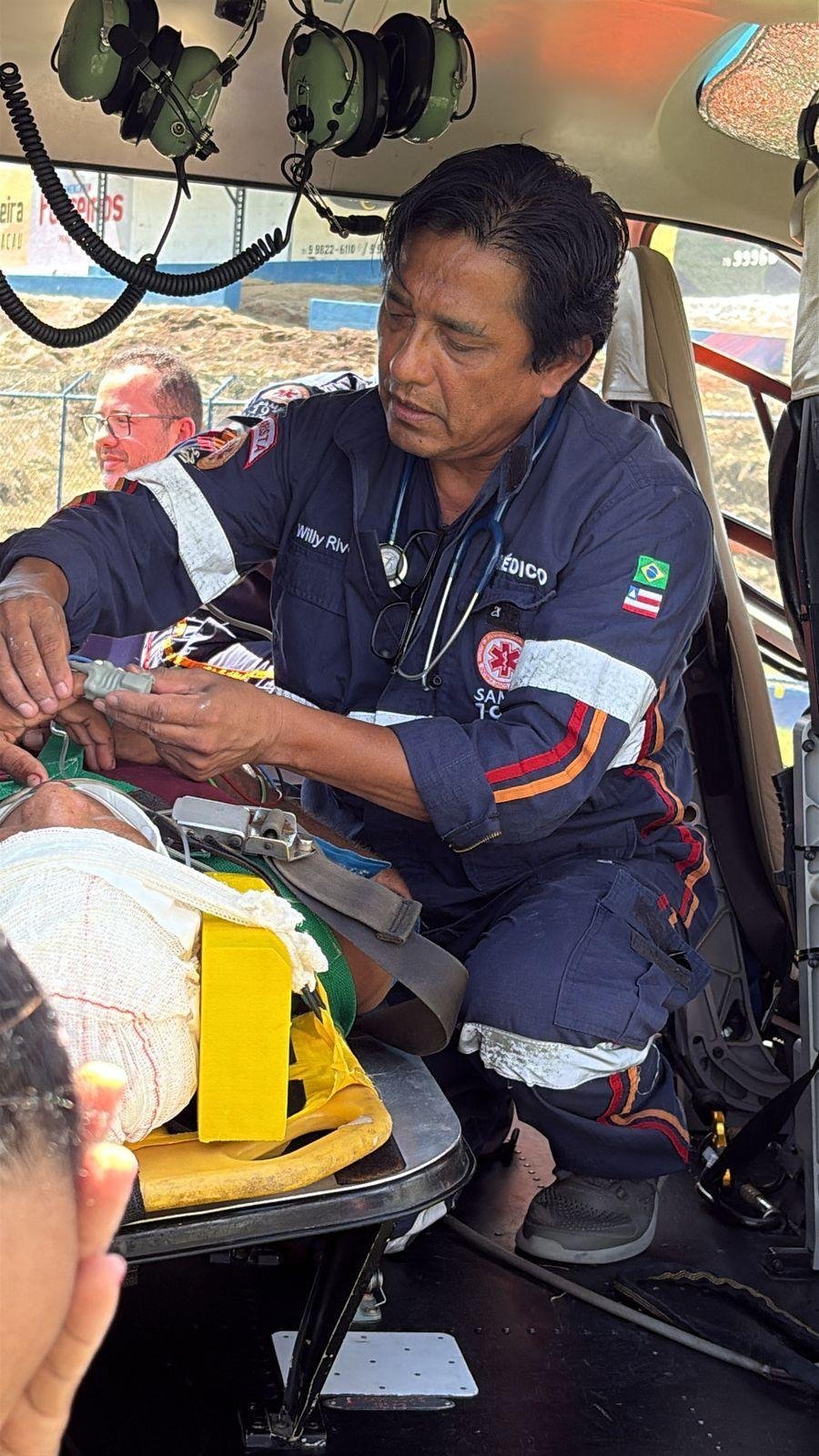 SAMU DE ILHÉUS REALIZA PRIMEIRA OPERAÇÃO COM SUPORTE AEROMÉDICO