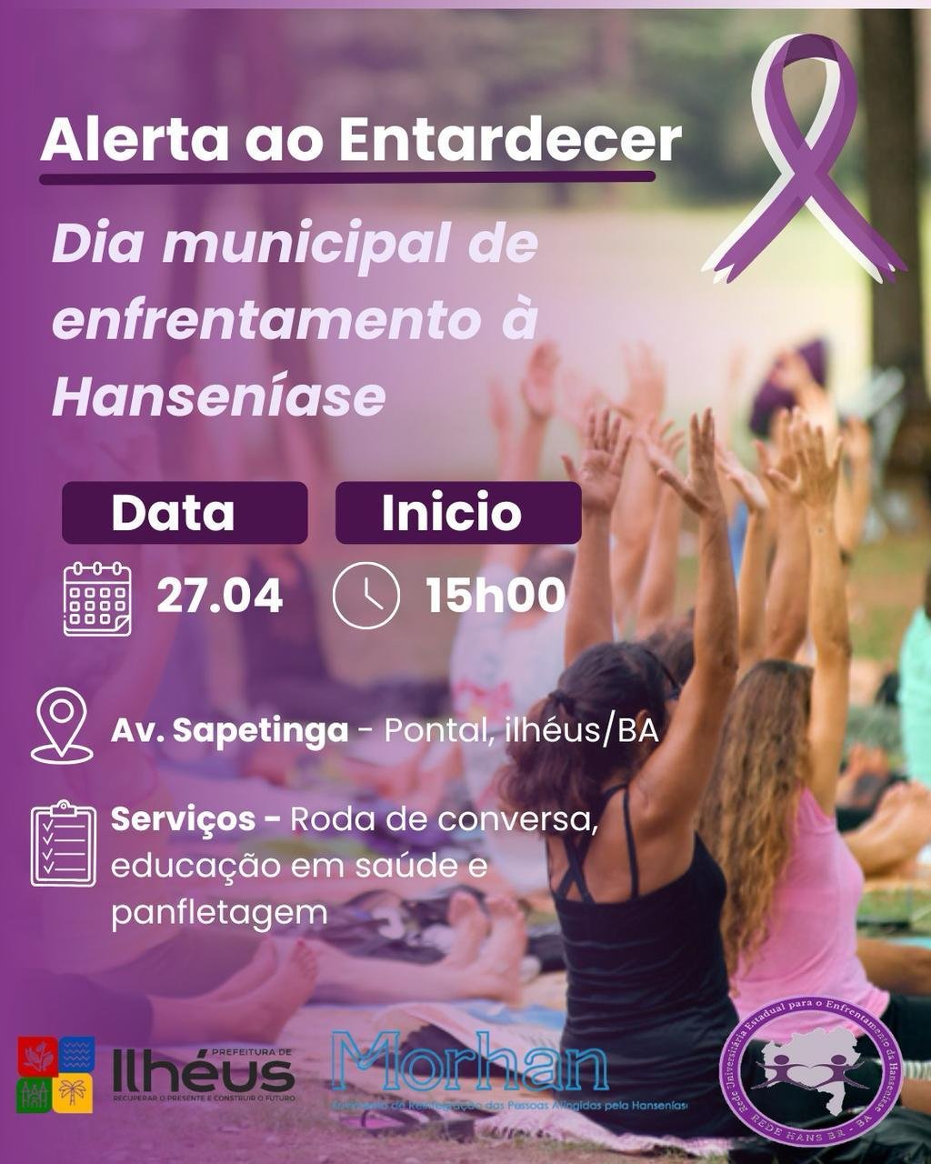 ILHÉUS INICIA PROGRAMAÇÃO ESPECIAL PELO DIA MUNICIPAL DE ENFRENTAMENTO À HANSENÍASE