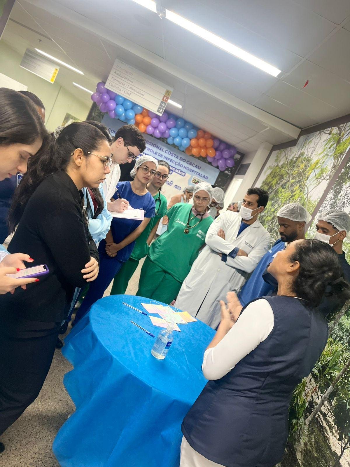 HOSPITAL REGIONAL COSTA DO CACAU REFORÇA IMPORTÂNCIA DA HIGIENIZAÇÃO DAS MÃOS PARA EVITAR INFECÇÕES
