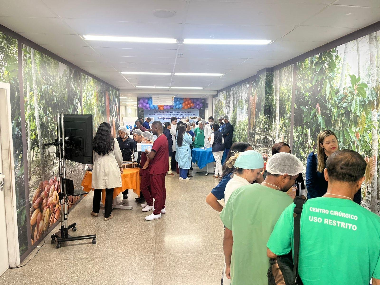 HOSPITAL REGIONAL COSTA DO CACAU REFORÇA IMPORTÂNCIA DA HIGIENIZAÇÃO DAS MÃOS PARA EVITAR INFECÇÕES