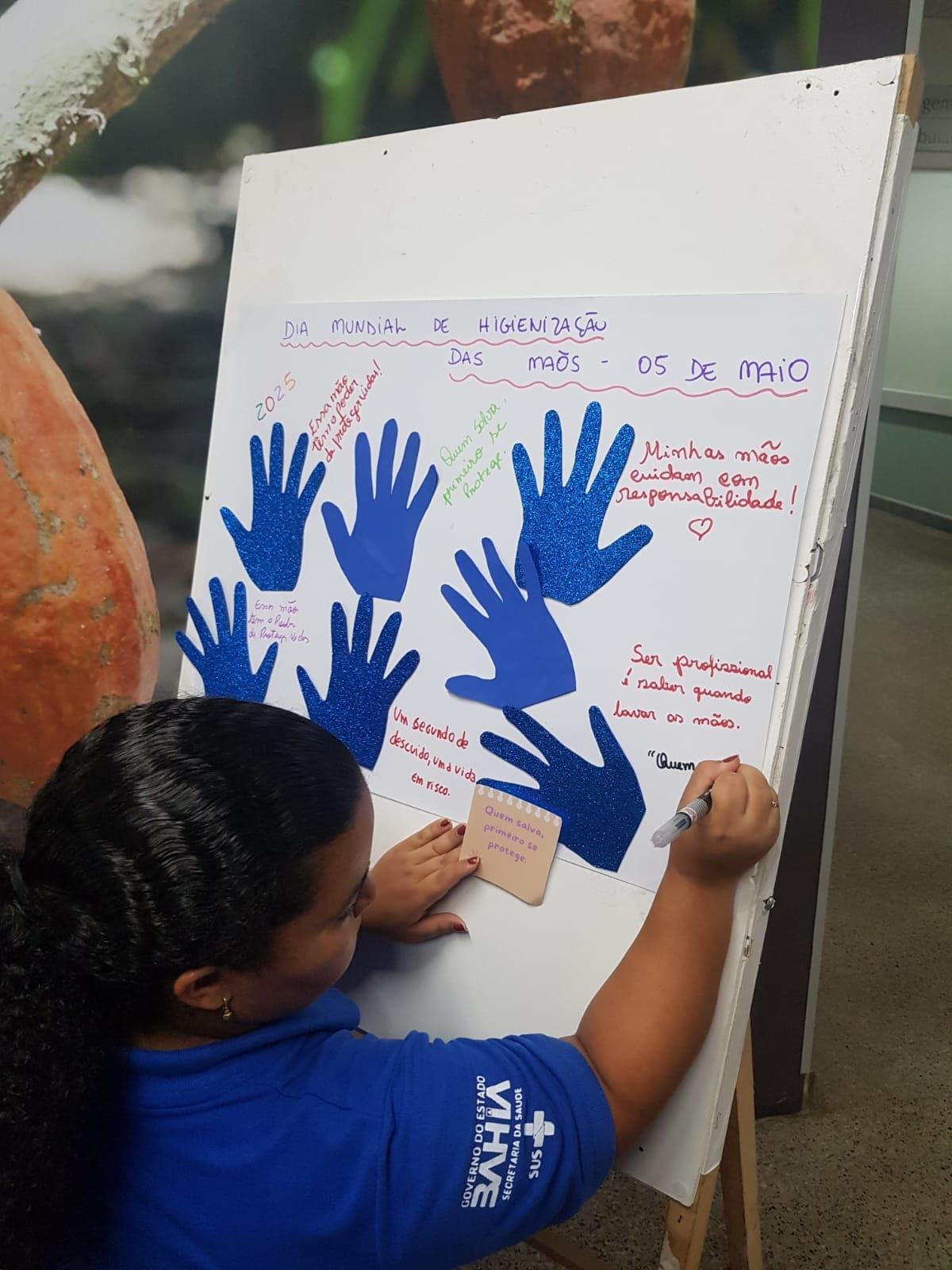 HOSPITAL REGIONAL COSTA DO CACAU REFORÇA IMPORTÂNCIA DA HIGIENIZAÇÃO DAS MÃOS PARA EVITAR INFECÇÕES