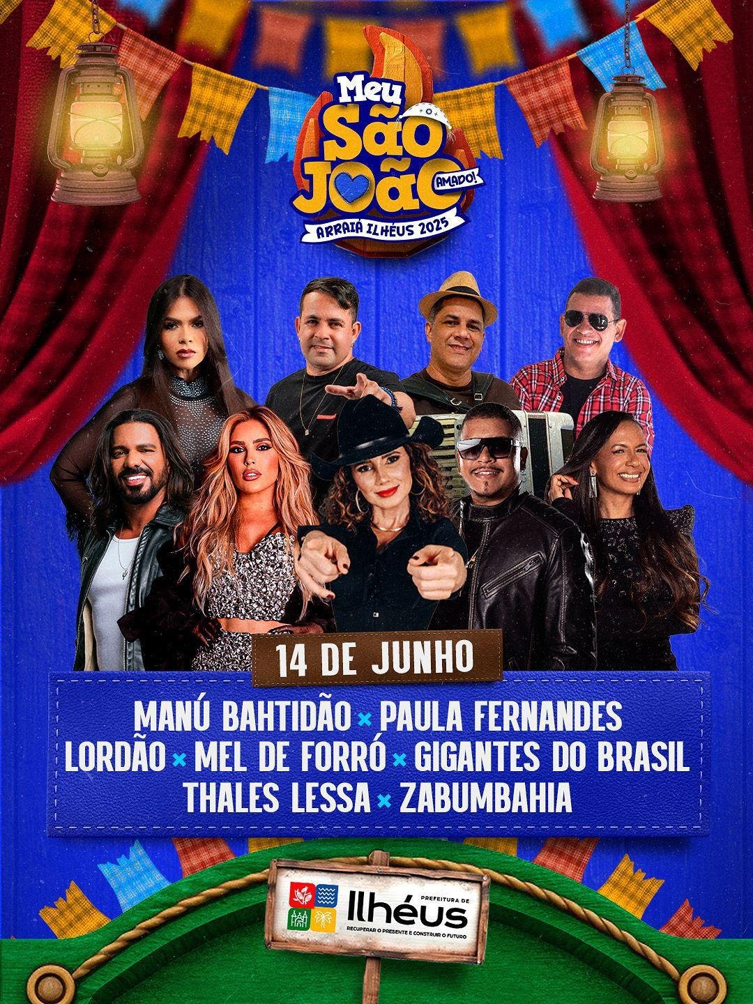 CONFIRA A GRADE DE ATRAÇÕES DO “MEU SÃO JOÃO AMADO” EM ILHÉUS