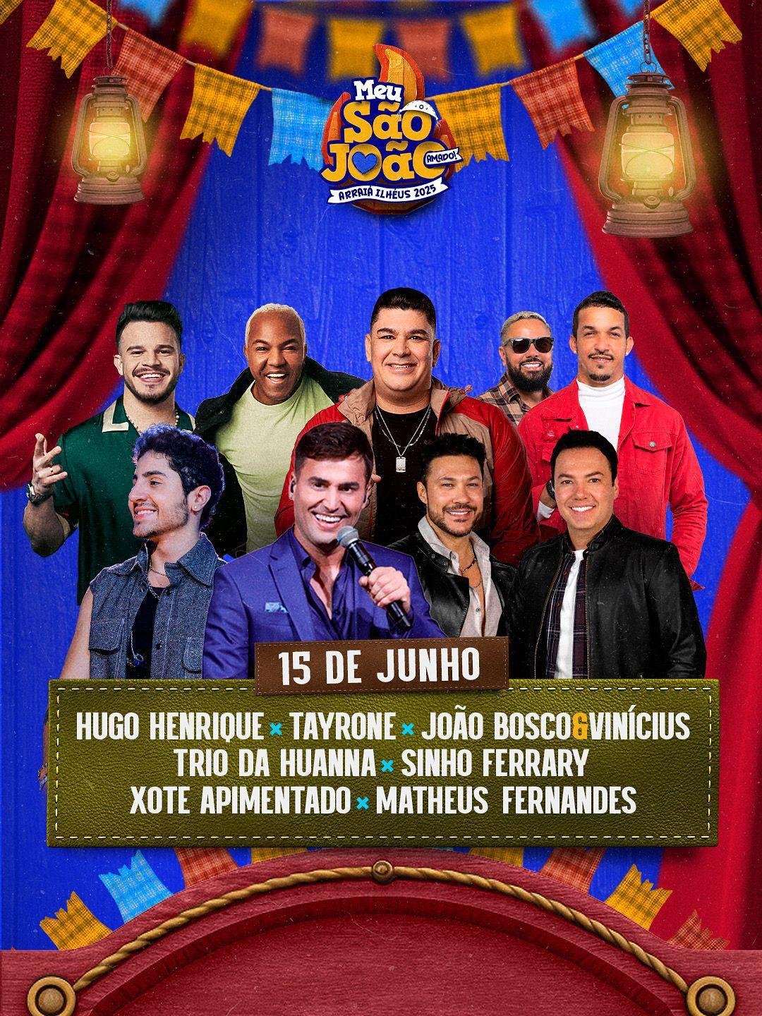 CONFIRA A GRADE DE ATRAÇÕES DO “MEU SÃO JOÃO AMADO” EM ILHÉUS