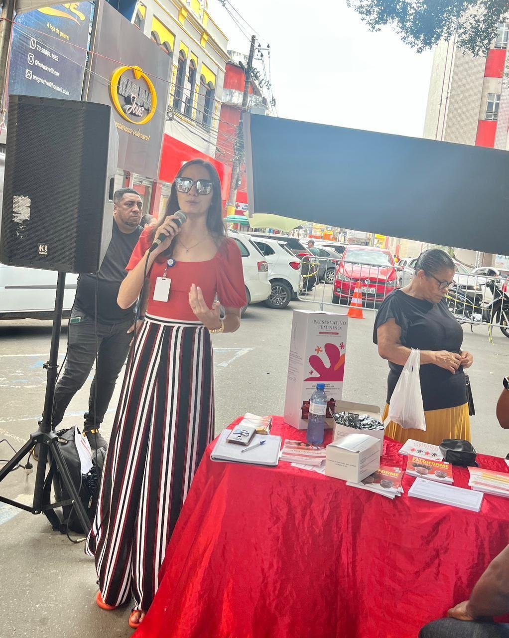 EVENTO SOBRE DOENÇA FALCIFORME É REALIZADO NA PRAÇA JJ SEABRA EM ILHÉUS