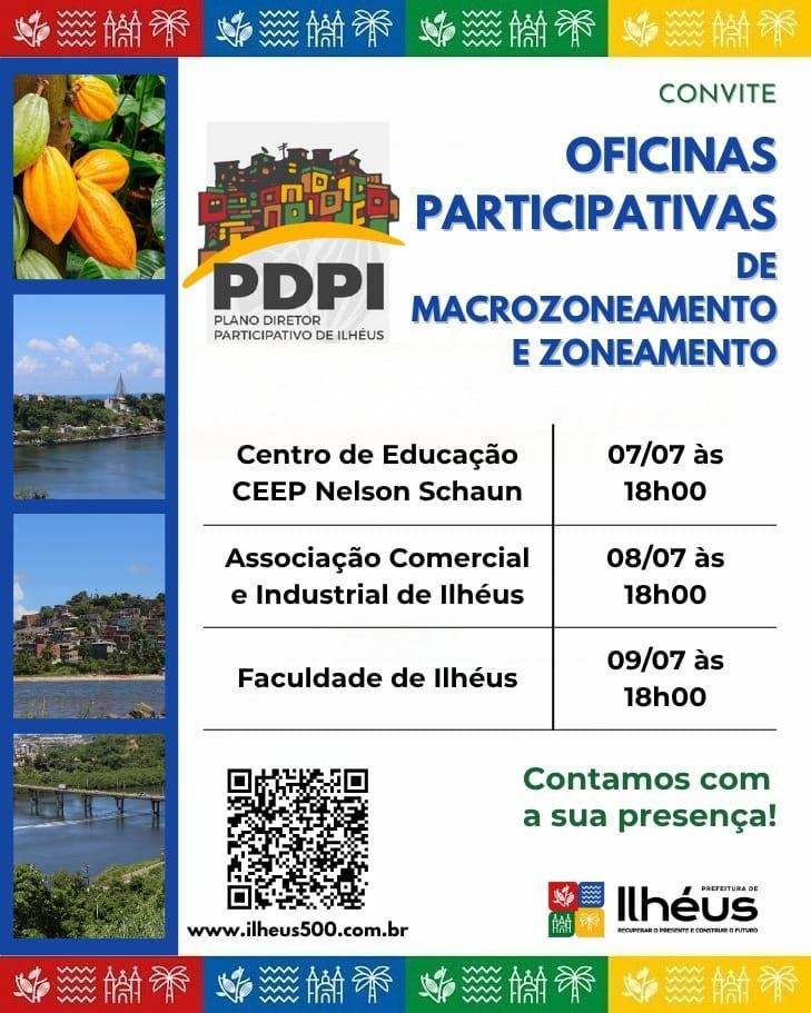 OFICINAS PARTICIPATIVAS DISCUTEM MACROZONEAMENTO E ZONEAMENTO EM ILHÉUS