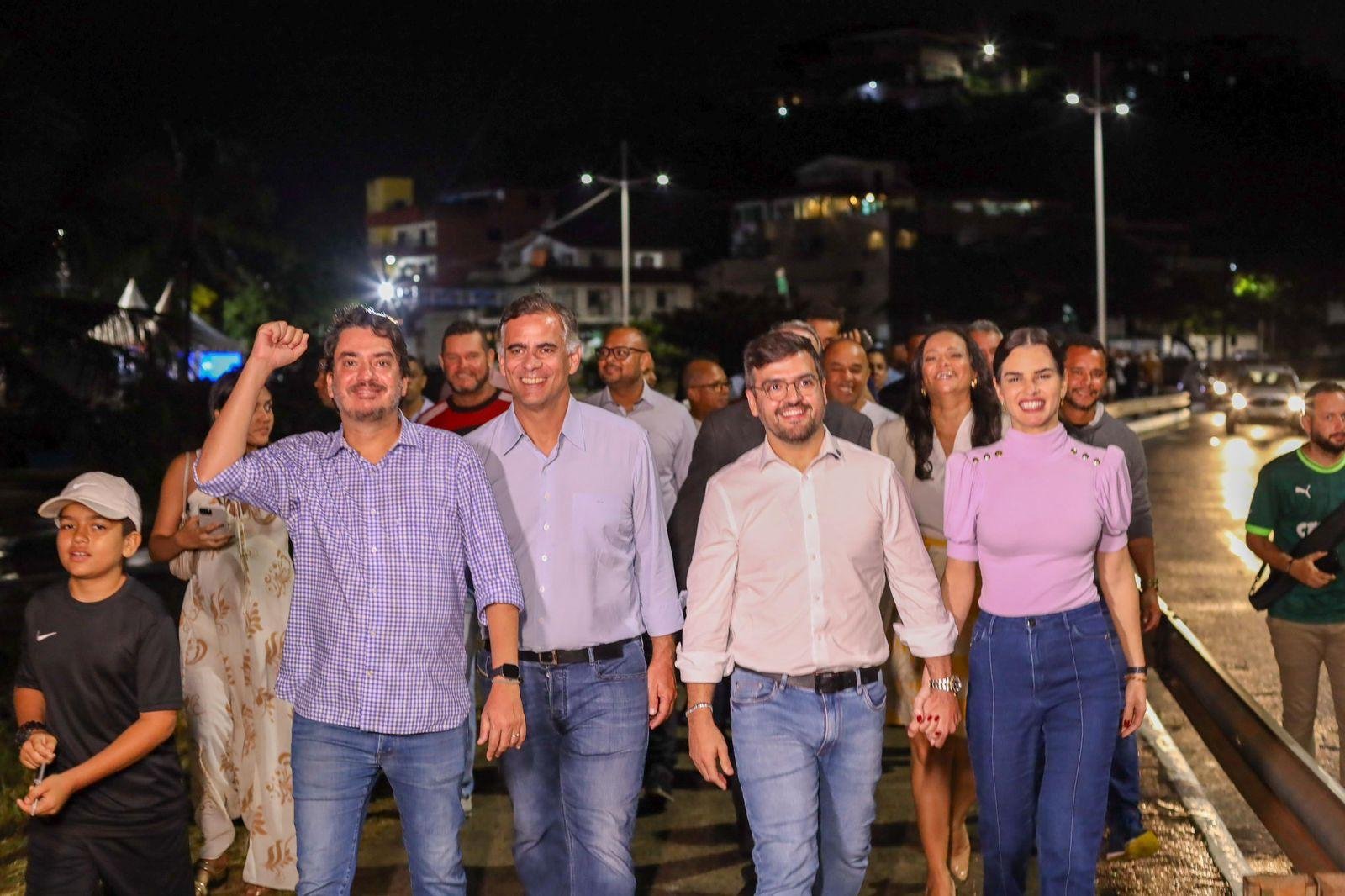 NOVA ILUMINAÇÃO DA PONTE JORGE AMADO É INAUGURADA 