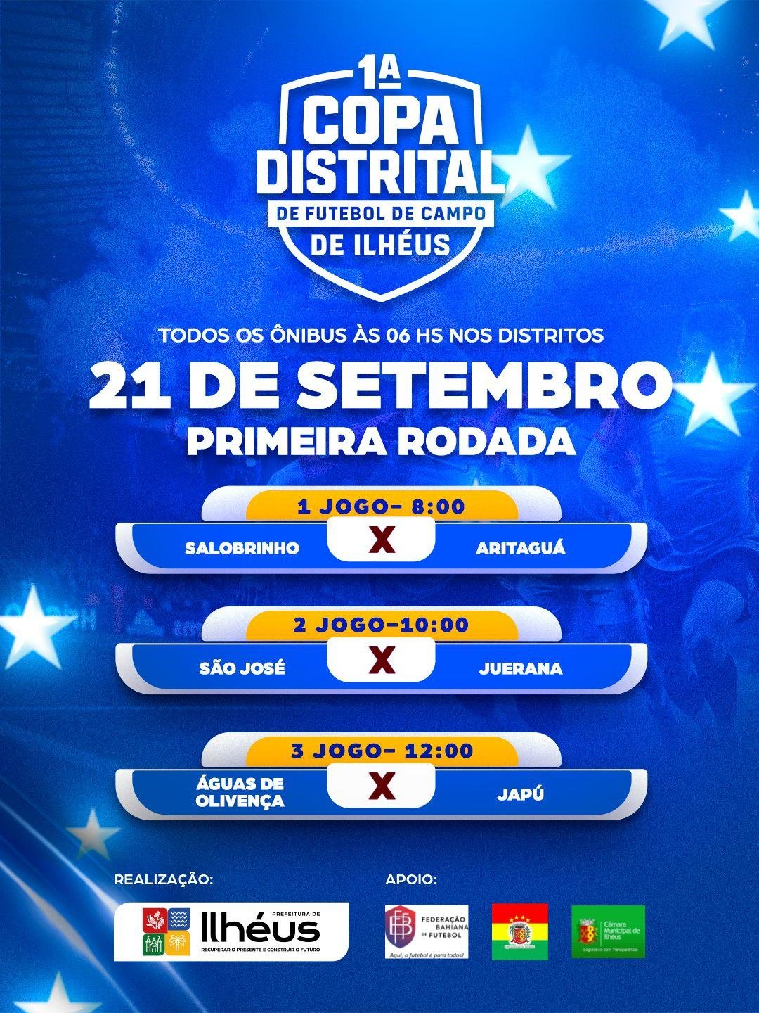 ILHÉUS SE PREPARA PARA ABERTURA DA 1ª COPA DISTRITAL DE CAMPO NESTE DOMINGO (21)