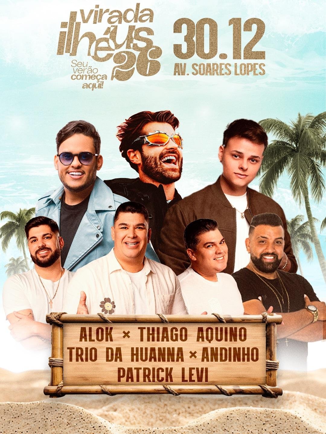 PREFEITO DE ILHÉUS, VALDERICO JÚNIOR, REVELA A PROGRAMAÇÃO DO FESTIVAL DA VIRADA 2026: VEJA QUEM SE APRESENTA EM CADA DIA