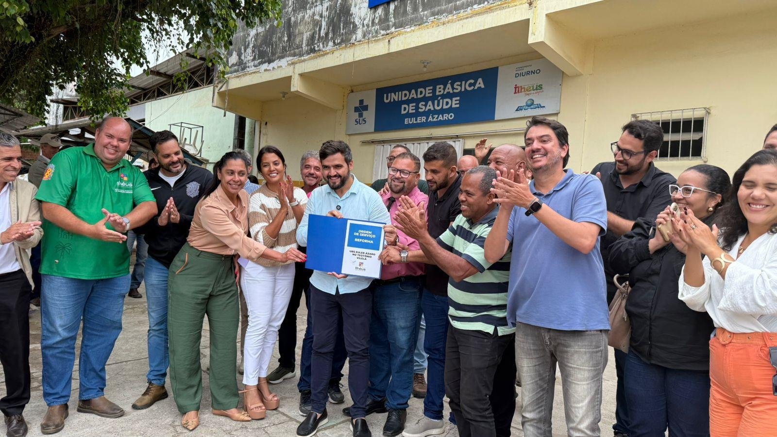 PREFEITURA DE ILHÉUS AUTORIZA INÍCIO DAS OBRAS DE REFORMA DAS UBSS DO TEOTÔNIO VILELA E DO IGUAPE  PREFEITURA DE ILHÉUS AUTORIZA INÍCIO DAS OBRAS DE REFORMA DAS UBSS DO TEOTÔNIO VILELA E DO IGUAPE