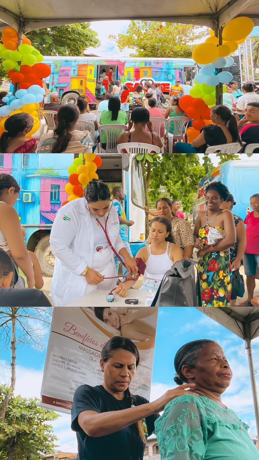 SAÚDE NAS COMUNIDADES ATENDE MAIS DE 500 PESSOAS NO BAIRRO PEDRO JERÔNIMO EM ITABUNA 