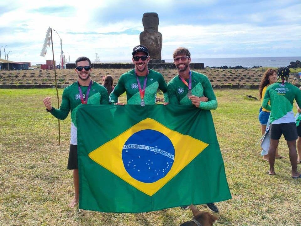 ILHEENSE TIAGO NÍCOLA É PRATA NO PAN-AMERICANO DE CANOAGEM VA'A 2025