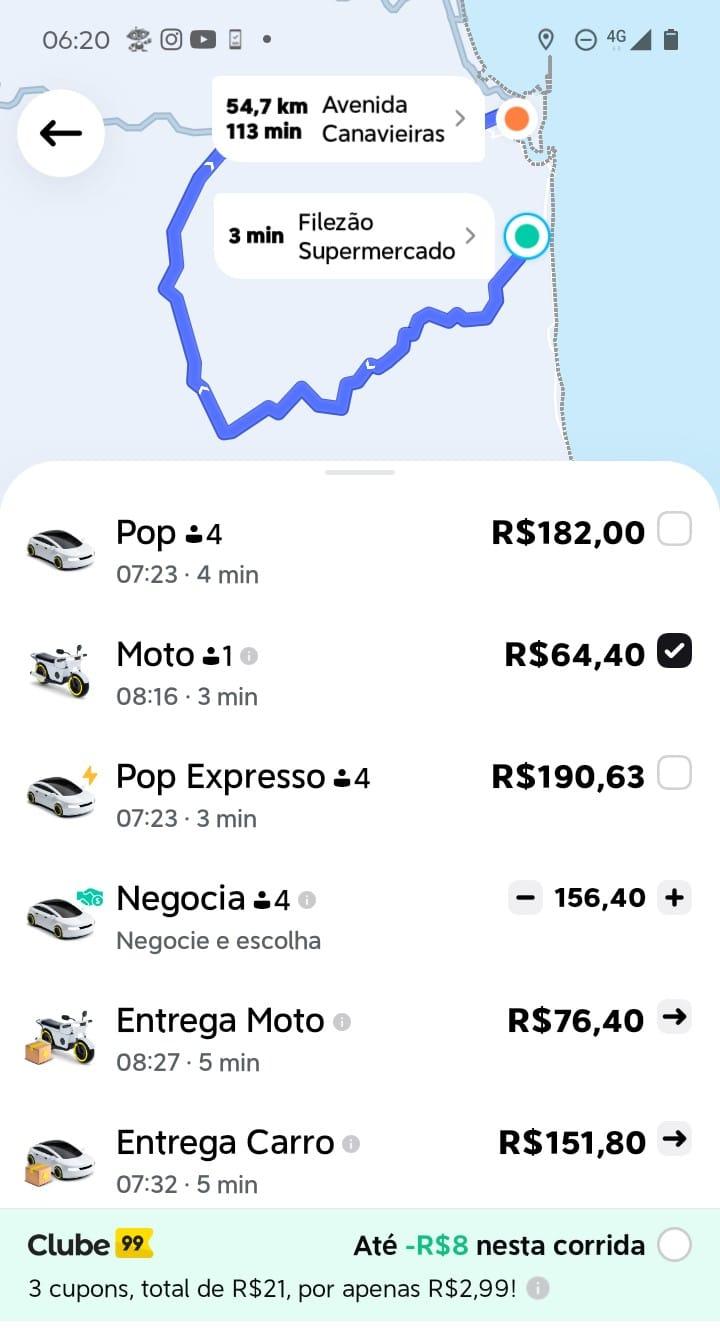 VALORES DISPARAM NO APP 99 E OUVINTES DENUNCIAM “PERCURSOS ABSURDOS” EM ILHÉUS VALORES DISPARAM NO APP 99 E OUVINTES DENUNCIAM “PERCURSOS ABSURDOS” EM ILHÉUS