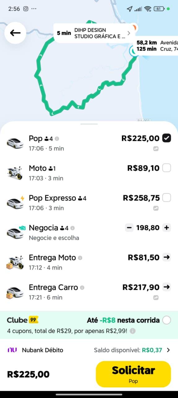 VALORES DISPARAM NO APP 99 E OUVINTES DENUNCIAM “PERCURSOS ABSURDOS” EM ILHÉUS VALORES DISPARAM NO APP 99 E OUVINTES DENUNCIAM “PERCURSOS ABSURDOS” EM ILHÉUS
