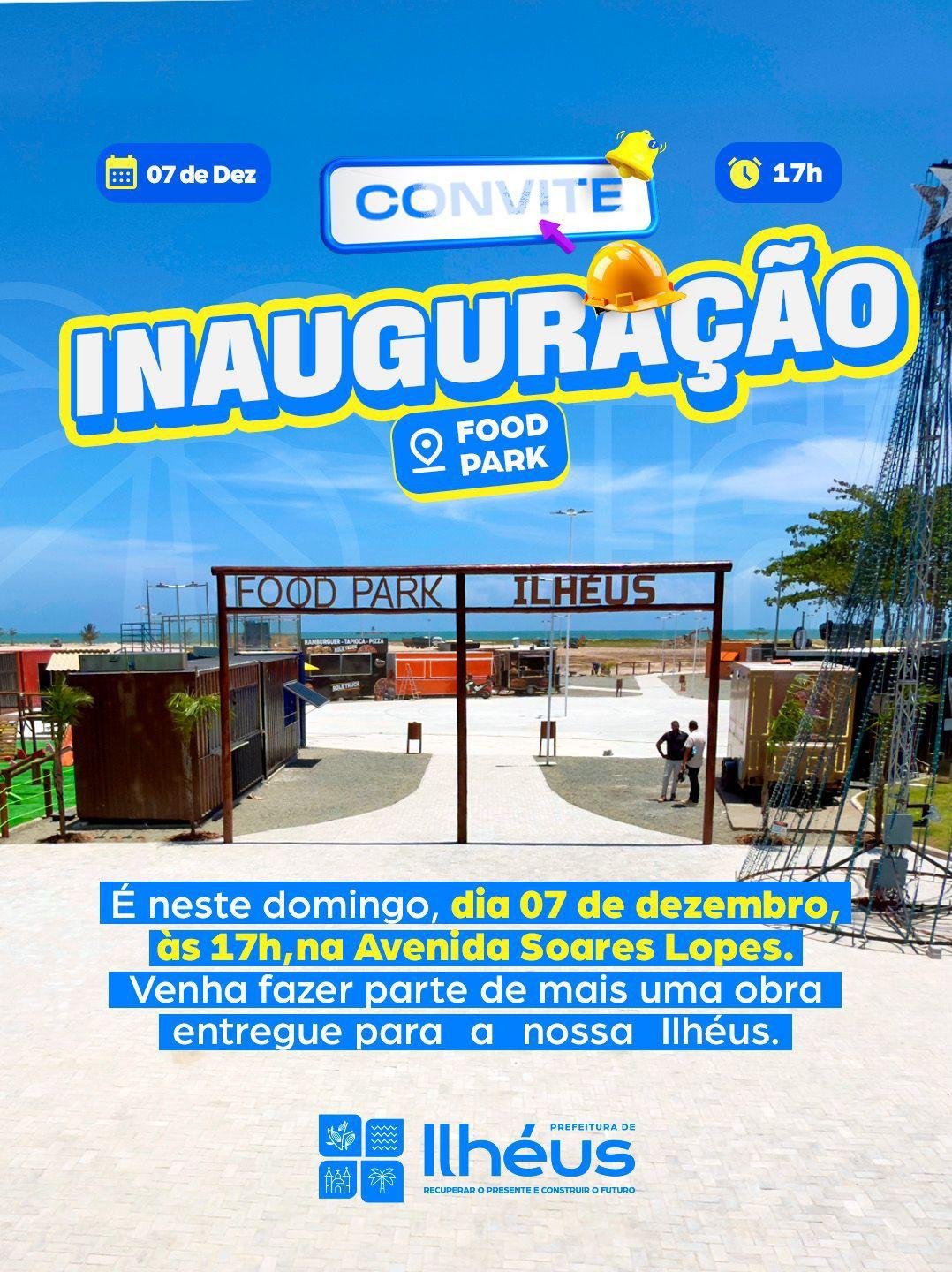 FOOD PARK NA AVENIDA SOARES LOPES SERÁ INAUGURADO DOMINGO (07)