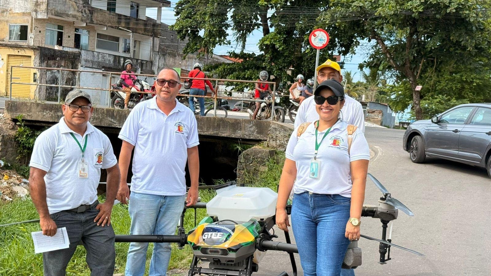 ILHÉUS TESTA DRONE COM INSETICIDA E LARVICIDA PARA REDUZIR MURIÇOCAS NO MALHADO
