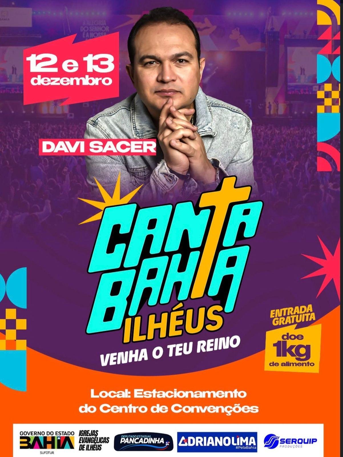 CANTA BAHIA ANUNCIA MAIS UMA ATRAÇÃO E PROMETE SACUDIR A COMUNIDADE EVANGÉLICA DE ILHÉUS E REGIÃO
