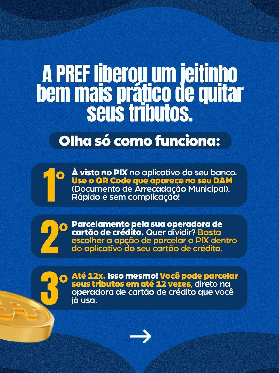 CONTRIBUINTES DE ILHÉUS AGORA PODEM PAGAR TRIBUTOS POR PIX PARCELADO