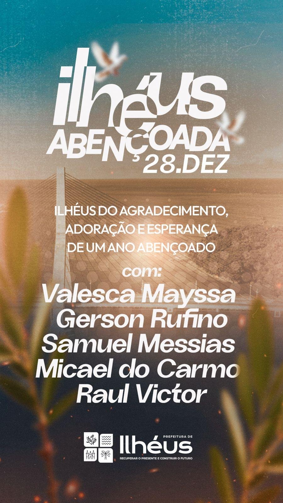 EVENTO GOSPEL ABRE A VIRADA ILHÉUS 2026