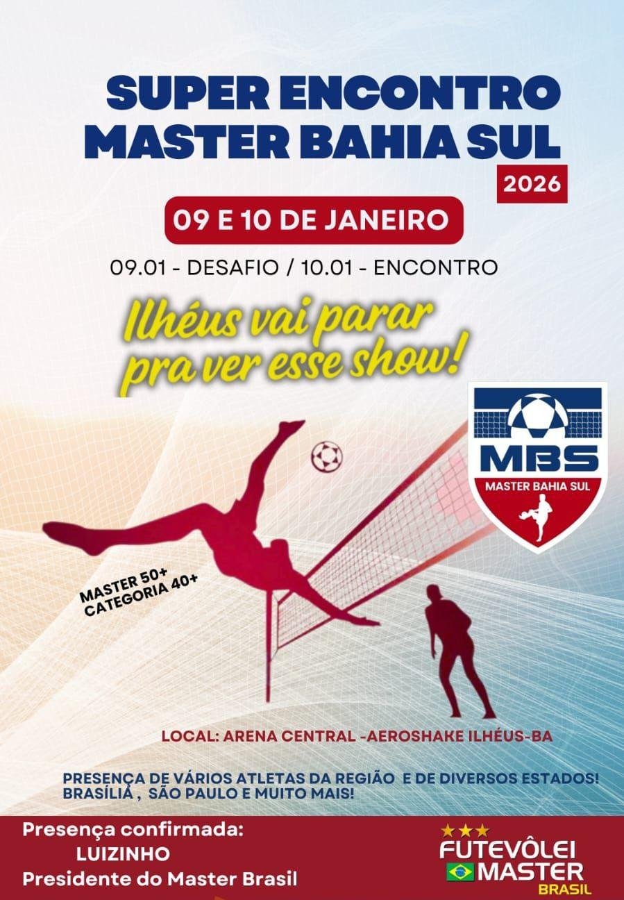 ILHÉUS RECEBE DESAFIO MASTER BAHIA SUL DE FUTEVÔLEI NA AVENIDA SOARES LOPES