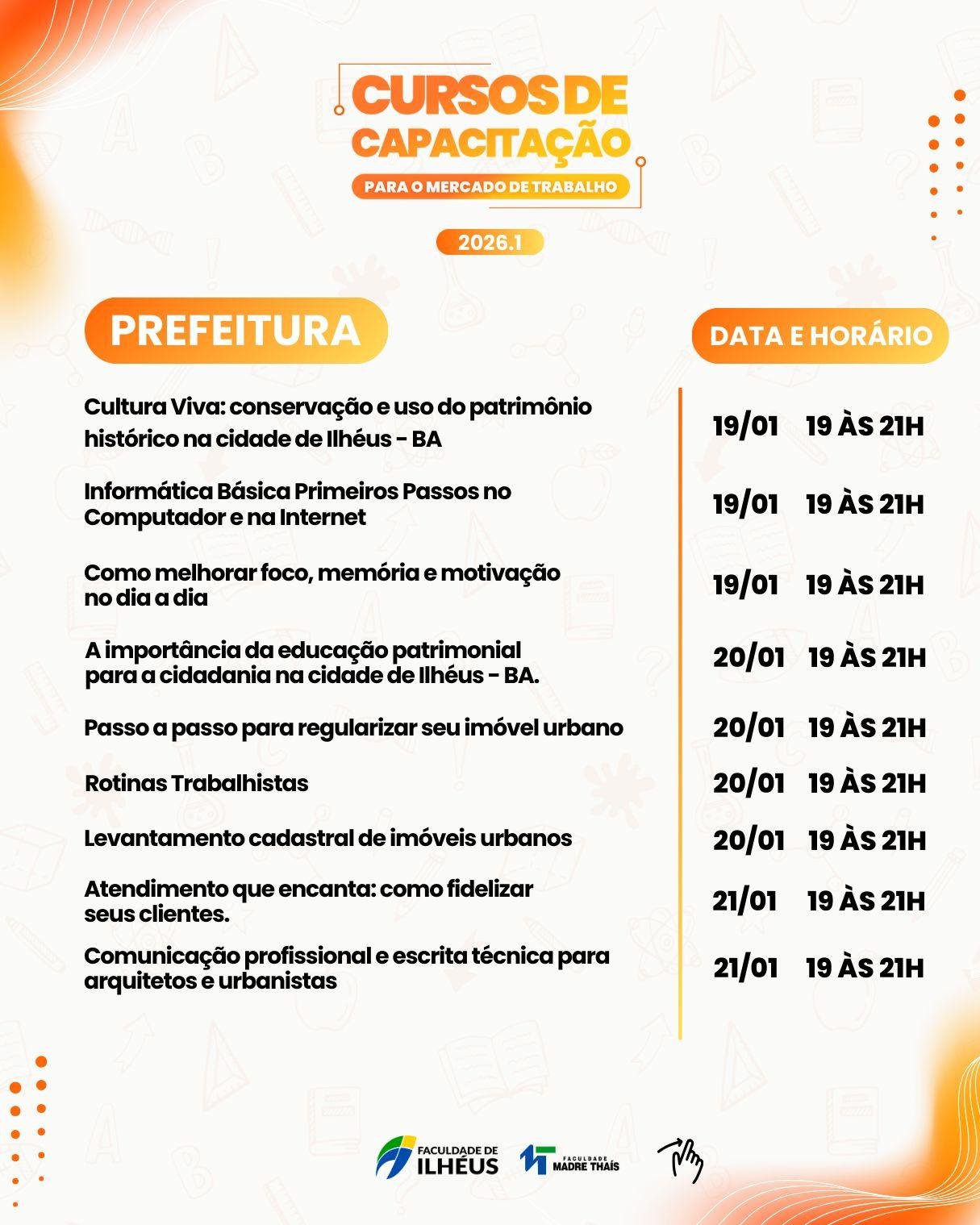 “É UMA SEMANA DE CAPACITAÇÃO VOLTADA PARA A COMUNIDADE”, DIZ ROBERTO GARCIA SOBRE A PROGRAMAÇÃO DA FACULDADE DE ILHÉUS