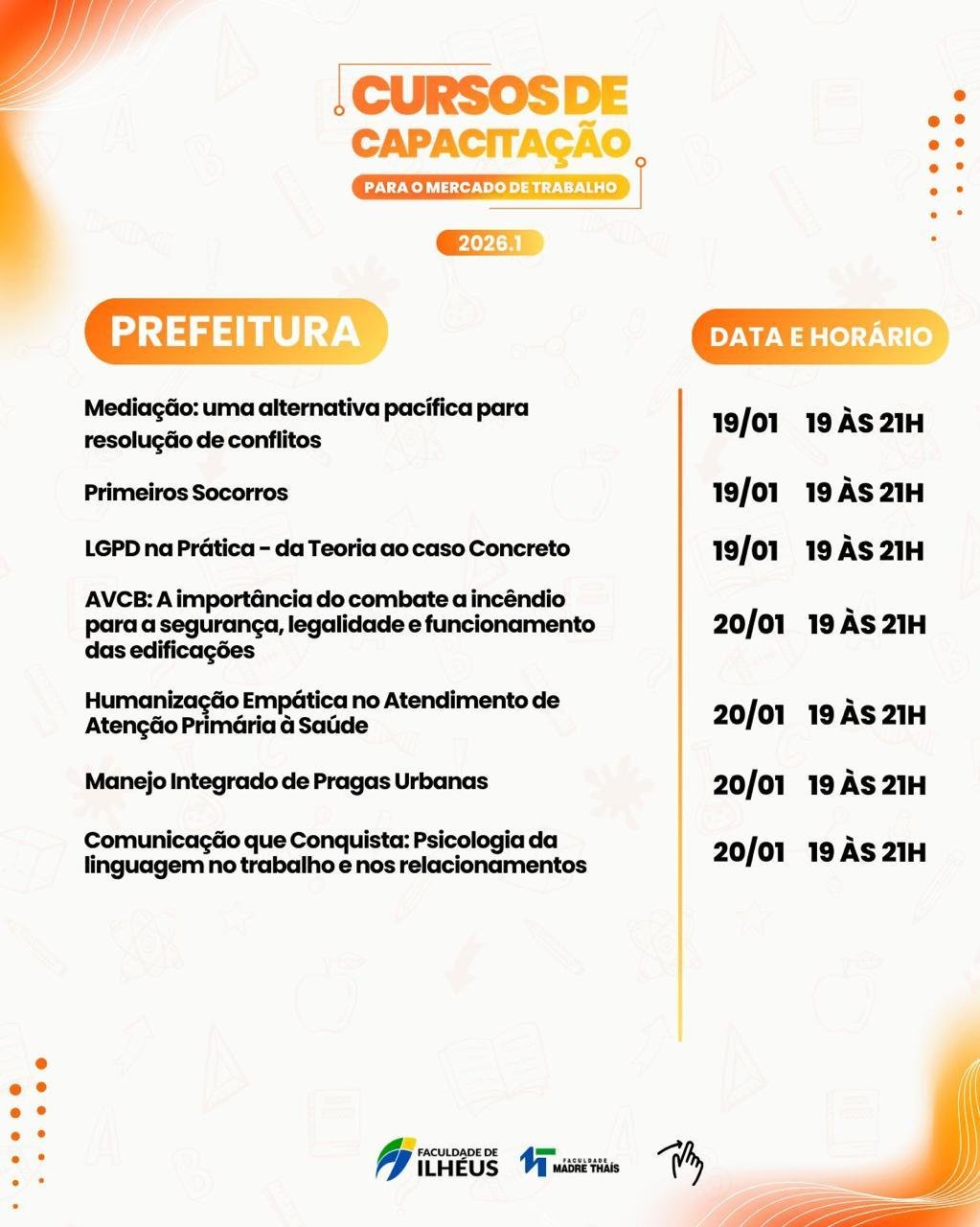 “É UMA SEMANA DE CAPACITAÇÃO VOLTADA PARA A COMUNIDADE”, DIZ ROBERTO GARCIA SOBRE A PROGRAMAÇÃO DA FACULDADE DE ILHÉUS