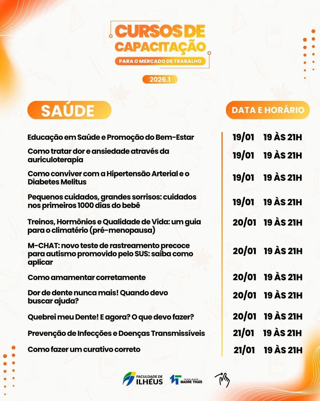 “É UMA SEMANA DE CAPACITAÇÃO VOLTADA PARA A COMUNIDADE”, DIZ ROBERTO GARCIA SOBRE A PROGRAMAÇÃO DA FACULDADE DE ILHÉUS