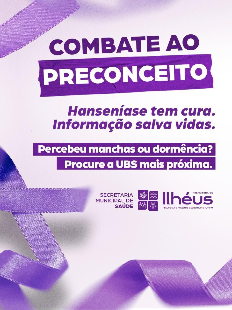 JANEIRO ROXO: ILHÉUS INTENSIFICA AÇÕES DE COMBATE À HANSENÍASE E ENFRENTAMENTO AO PRECONCEITO