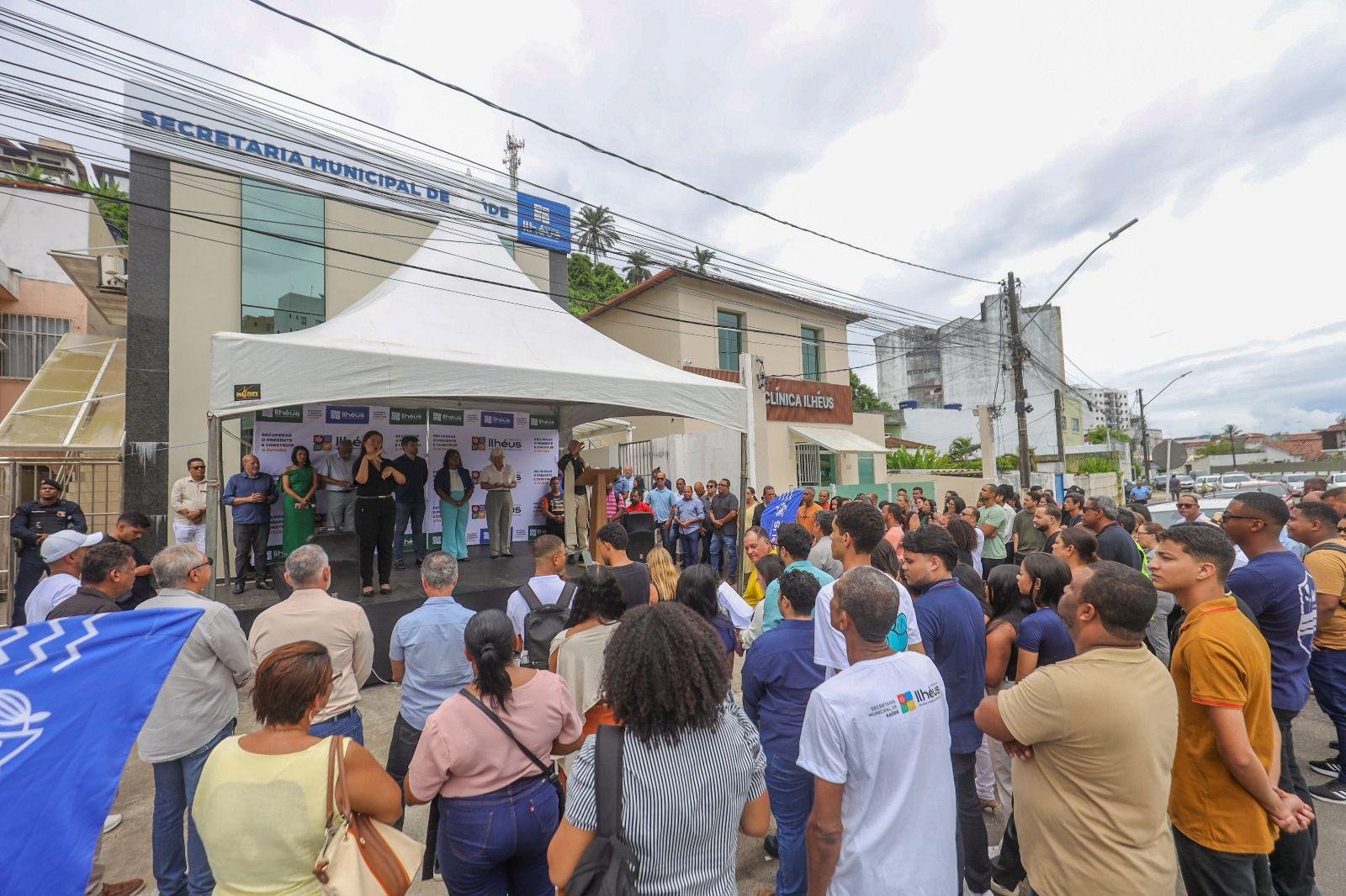 NOVA SEDE DA SECRETARIA DE SAÚDE É INAUGURADA EM ILHÉUS