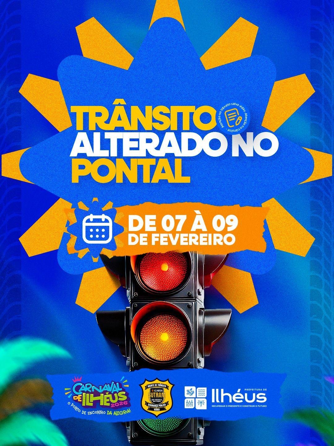 CARNAVAL DO PONTAL PROVOCA ALTERAÇÃO NO TRÂNSITO. CONHEÇA!