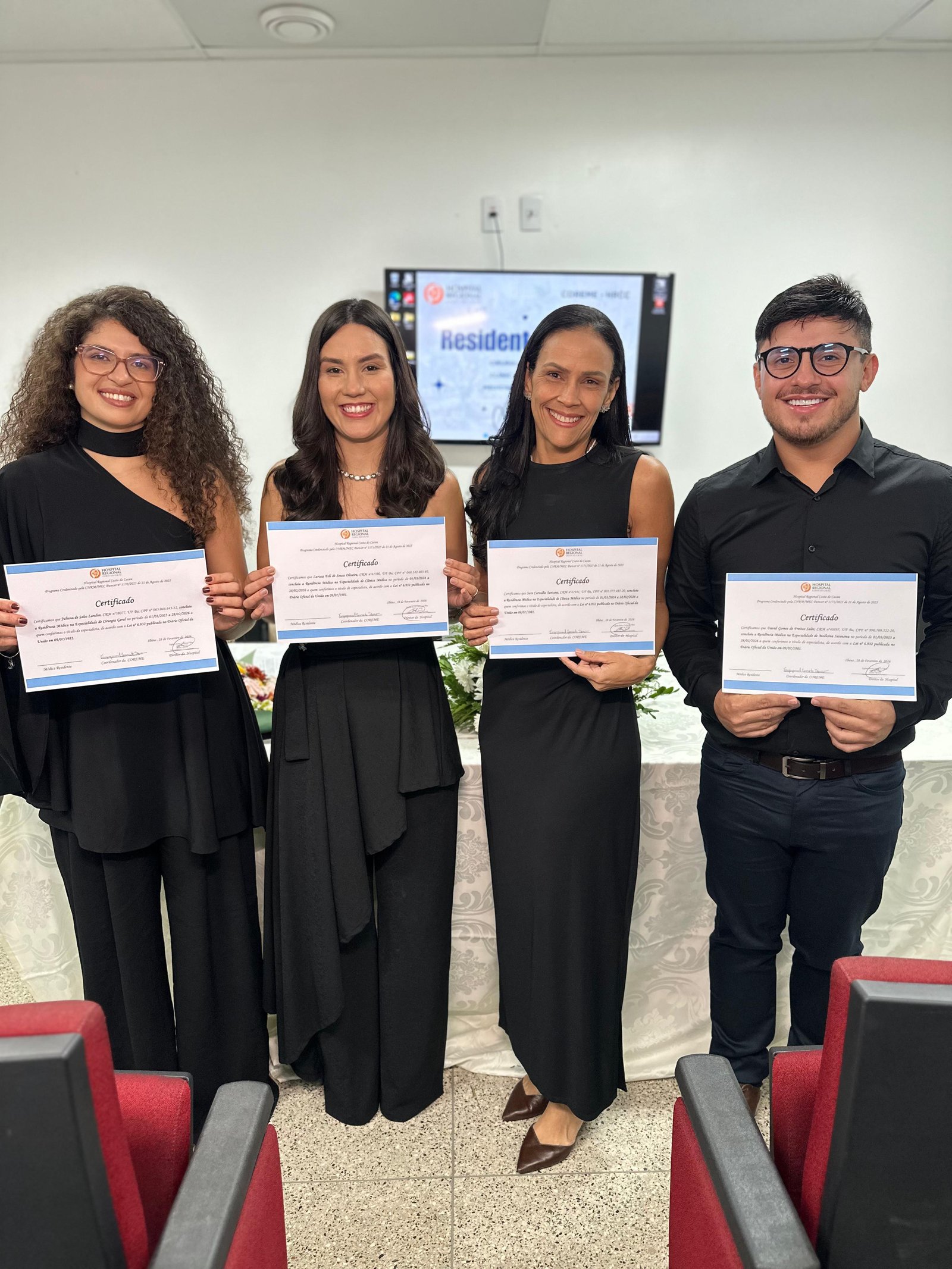 HOSPITAL REGIONAL COSTA DO CACAU CELEBRA FORMATURA DA QUARTA TURMA DO PROGRAMA DE RESIDÊNCIA MÉDICA HOSPITAL REGIONAL COSTA DO CACAU CELEBRA FORMATURA DA QUARTA TURMA DO PROGRAMA DE RESIDÊNCIA MÉDICA