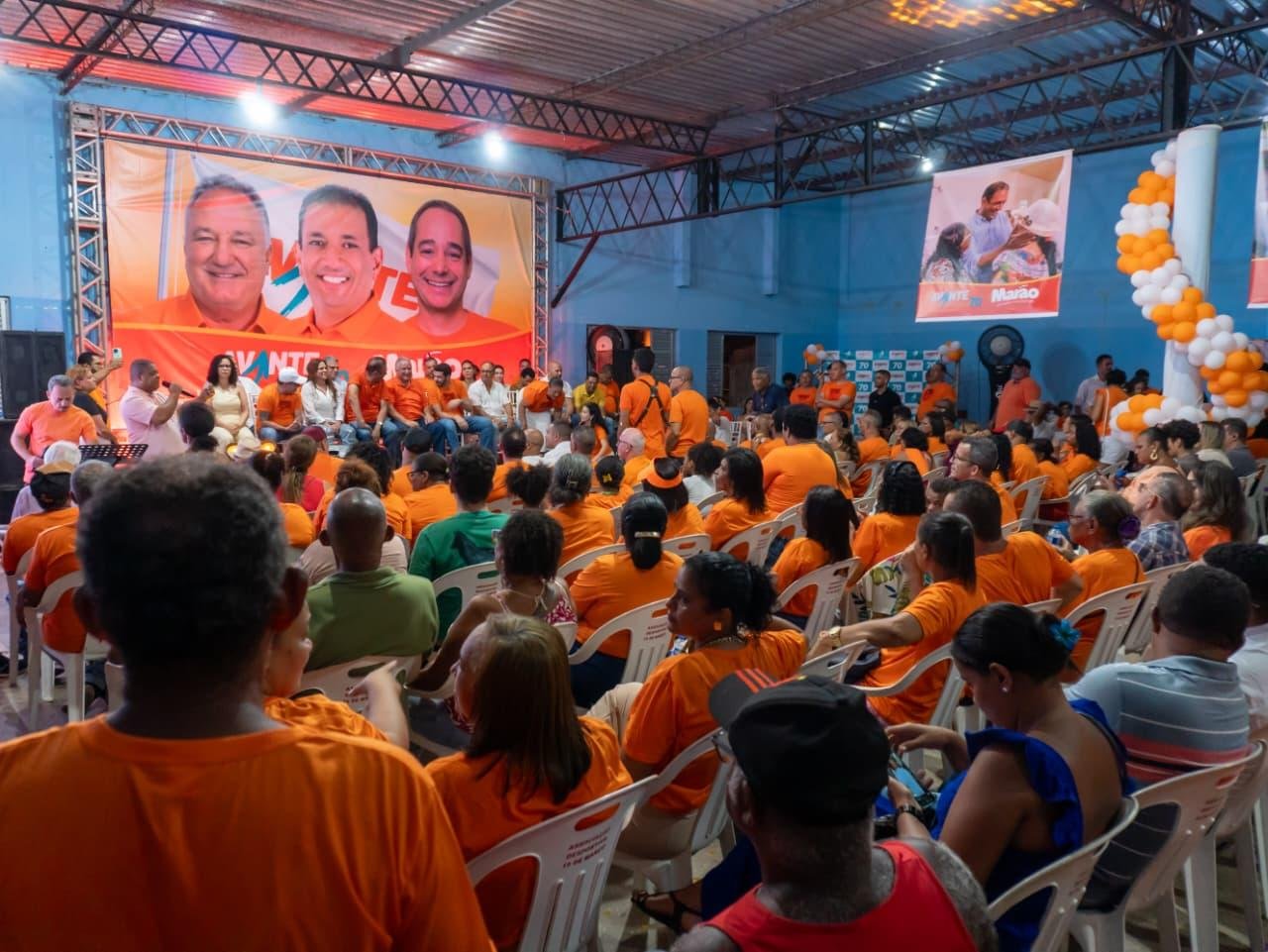 GRANDE ATO MARCA FILIAÇÃO DE MARÃO AO AVANTE 