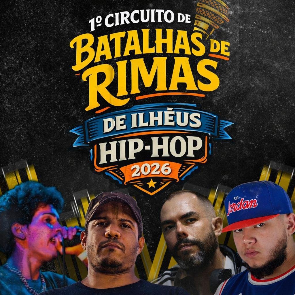 ILHÉUS CELEBRA POTÊNCIA DO HIP-HOP EM PRIMEIRO CIRCUITO DE BATALHAS DE RIMA