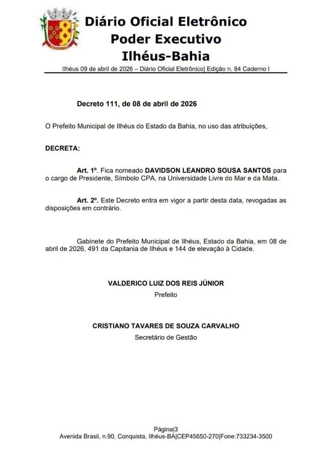 VALDERICO JÚNIOR REORGANIZA GOVERNO COM CLÁUDIO CARDOSO NA SERIN, PAULO QUEIROZ NA CASA CIVIL E DAVIDSON LEANDRO NA MARAMATA VALDERICO JÚNIOR REORGANIZA GOVERNO COM CLÁUDIO CARDOSO NA SERIN, PAULO QUEIROZ NA CASA CIVIL E DAVIDSON LEANDRO NA MARAMATA
