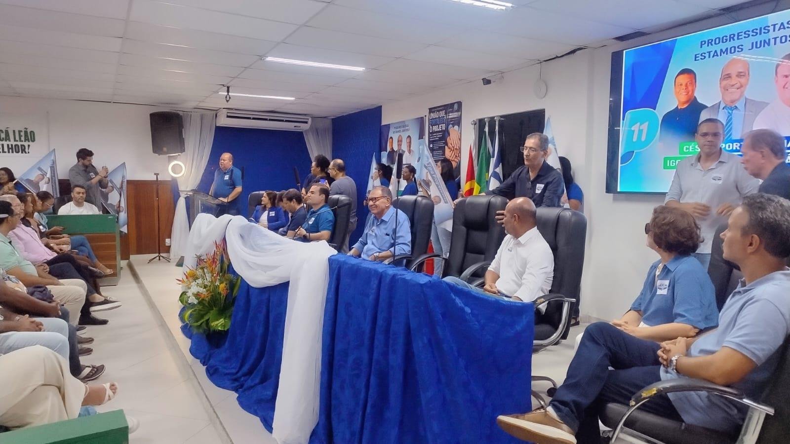 PP E ALIADOS LANÇAM PRÉ-CANDIDATURAS DE IGOR DOMINGUEZ E CACÁ LEÃO EM ILHÉUS