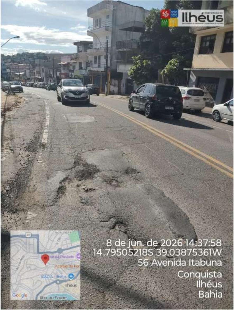 PREFEITURA NOTIFICA BAHIAGÁS E EMPRESA RESPONSÁVEL POR OBRAS APÓS IDENTIFICAR PROBLEMAS EM PAVIMENTAÇÃO DE VIAS DE ILHÉUS PREFEITURA NOTIFICA BAHIAGÁS E EMPRESA RESPONSÁVEL POR OBRAS APÓS IDENTIFICAR PROBLEMAS EM PAVIMENTAÇÃO DE VIAS DE ILHÉUS