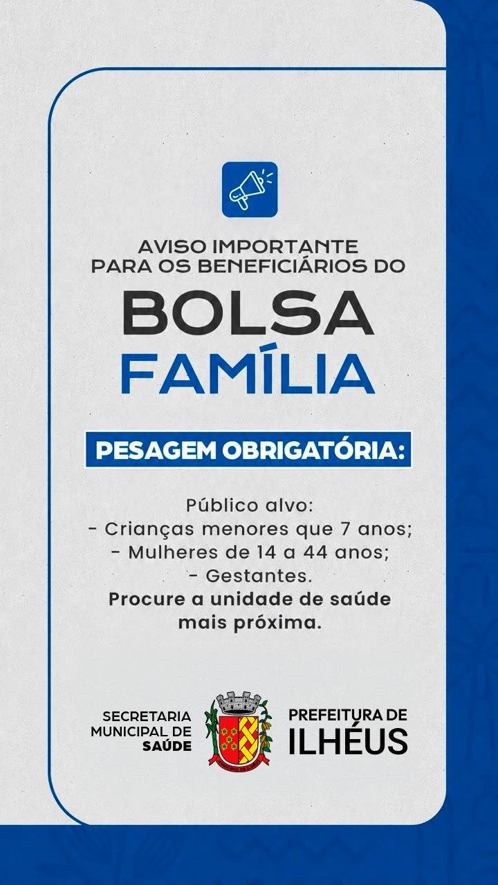 BENEFICIÁRIOS DO BOLSA FAMÍLIA DEVEM FAZER ACOMPANHAMENTO DE SAÚDE ATÉ DEZEMBRO BENEFICIÁRIOS DO BOLSA FAMÍLIA DEVEM FAZER ACOMPANHAMENTO DE SAÚDE ATÉ DEZEMBRO