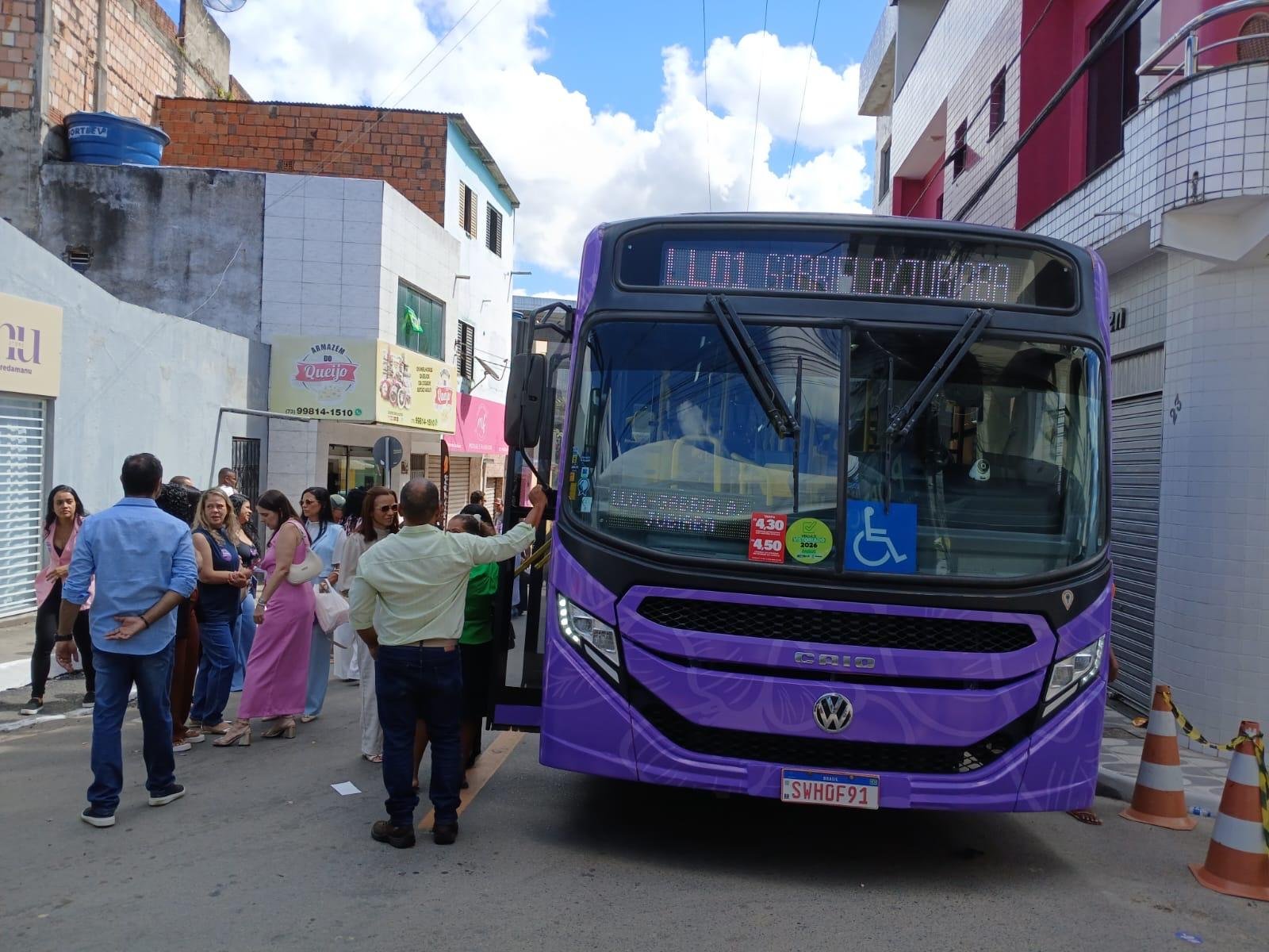 ITABUNA IMPLANTA LINHA LILÁS, PRIMEIRO TRANSPORTE COLETIVO EXCLUSIVO PARA MULHERES DA BAHIA ITABUNA IMPLANTA LINHA LILÁS, PRIMEIRO TRANSPORTE COLETIVO EXCLUSIVO PARA MULHERES DA BAHIA