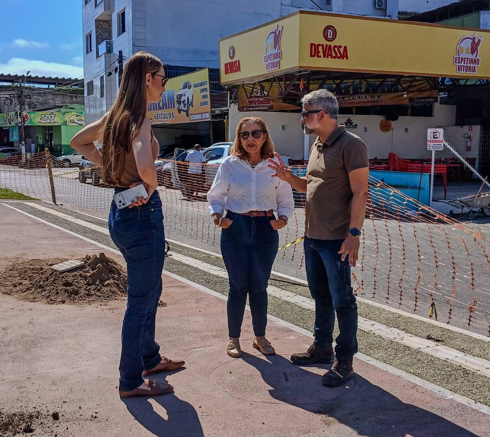 PARQUE LINEAR DA AMÉLIA AMADO AVANÇA COM 50% DAS OBRAS CONCLUÍDAS EM ITABUNA