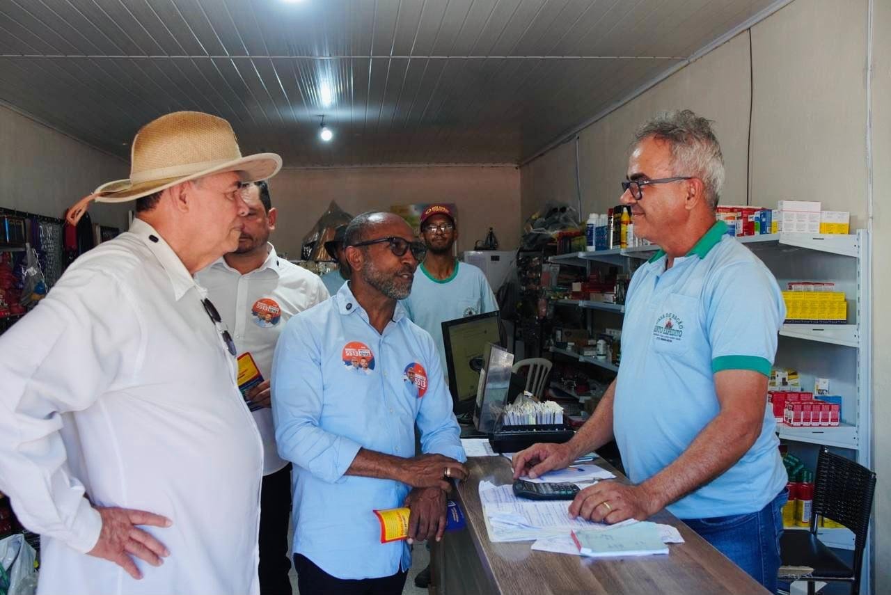 NO SUDOESTE BAIANO, BEBETO VISITA TANHAÇU E CONVERSA COM MORADORES E COMERCIANTES NO SUDOESTE BAIANO, BEBETO VISITA TANHAÇU E CONVERSA COM MORADORES E COMERCIANTES