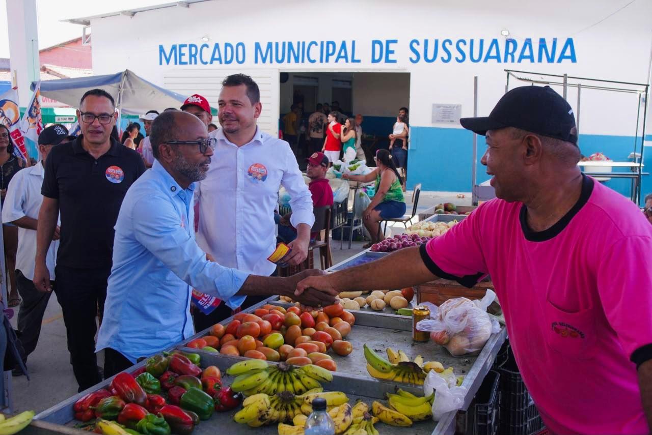NO SUDOESTE BAIANO, BEBETO VISITA TANHAÇU E CONVERSA COM MORADORES E COMERCIANTES NO SUDOESTE BAIANO, BEBETO VISITA TANHAÇU E CONVERSA COM MORADORES E COMERCIANTES